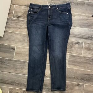 TORRID women's Jeans Medium Wash Boyfriend Straight  14R Vintage Stretch